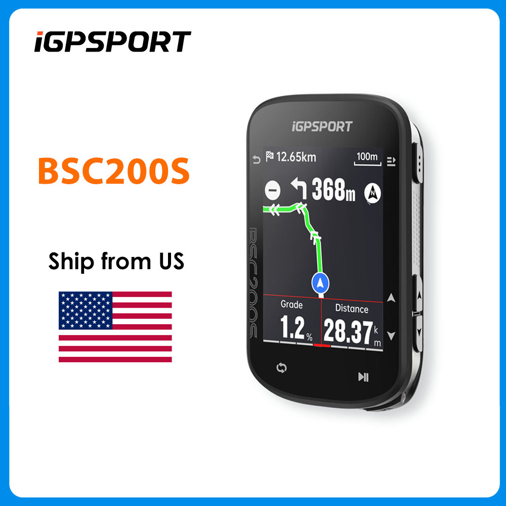 Bike Computer Gps Navigation Map - Ordinateur de vélo GPS iGPSPORT BSC200S,