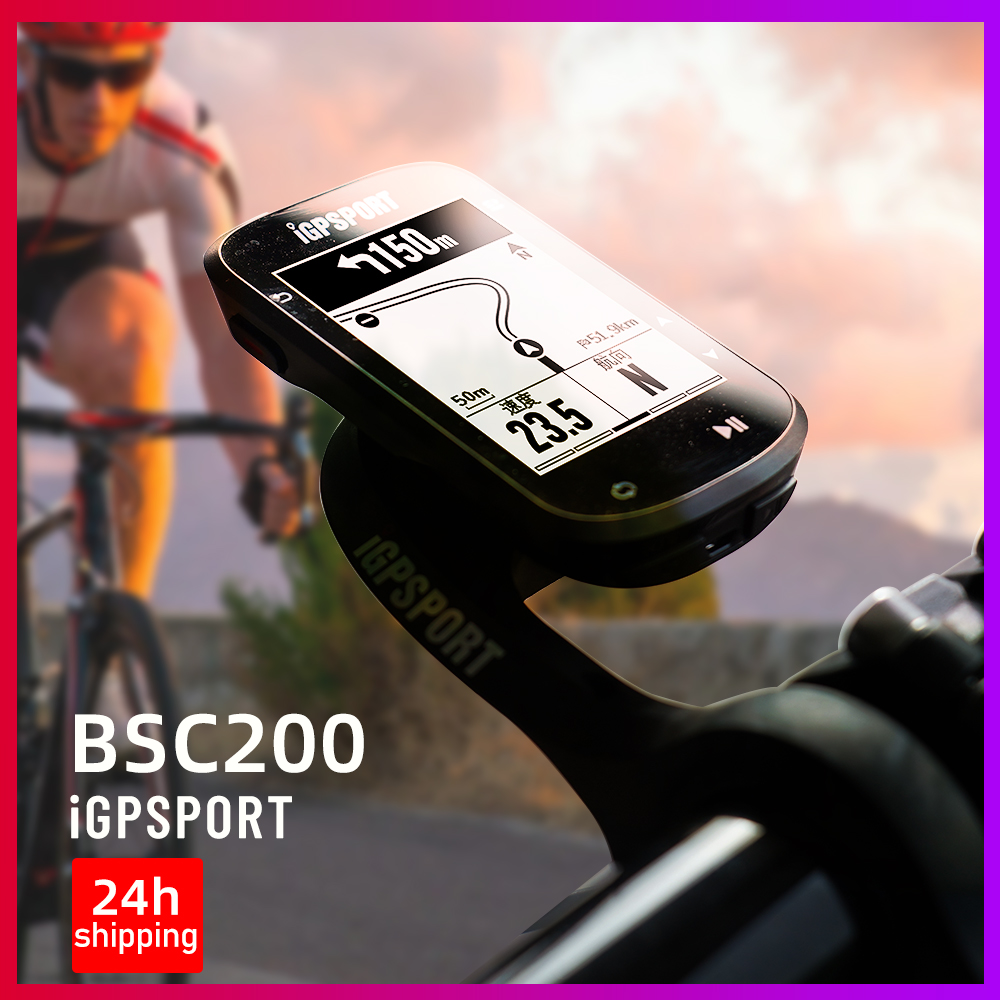 Bike Computer Gps Navigation Map - Ordinateur de vélo GPS IGPSPORT BSC200,