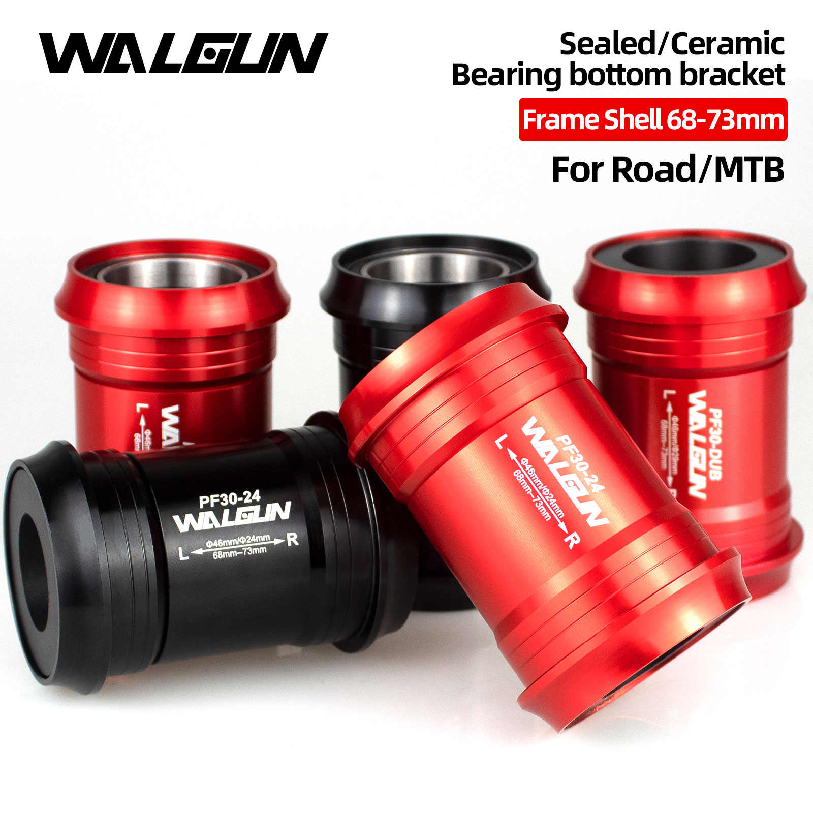 Ceramic Bearing Bottom Bracket Bb86 - Boîtiers de pédalier Walgun 73mm 29mm
