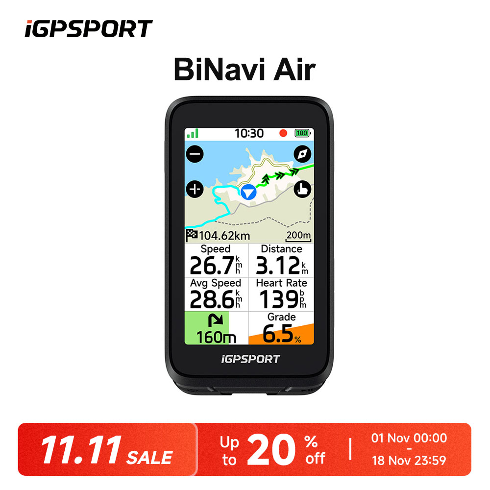 Bike Computer Gps Navigation Map - Ordinateur de vélo GPS iGPSPORT BiNavi