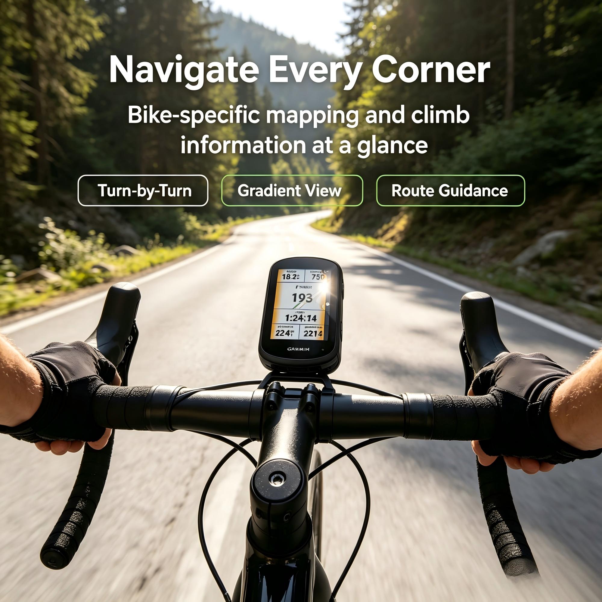 Bike Computer Gps Navigation Map - Ordinateur de vélo Garmin Edge 540
