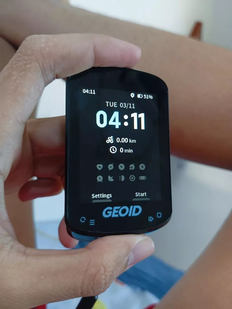 Bike Computer Gps Navigation Map - Geoid CC600 ordinateur de vélo écran