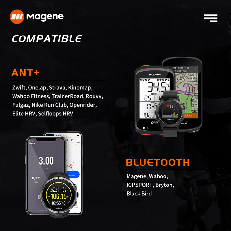 Magene H64 moniteur de fréquen - Heart Rate Monitor Chest Strap Ant+ avis et prix