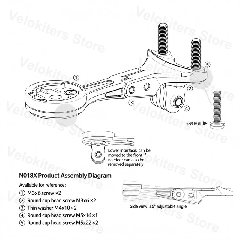 Compatible avec le système de  - Out Front Bike Computer Mount Garmin avis et prix