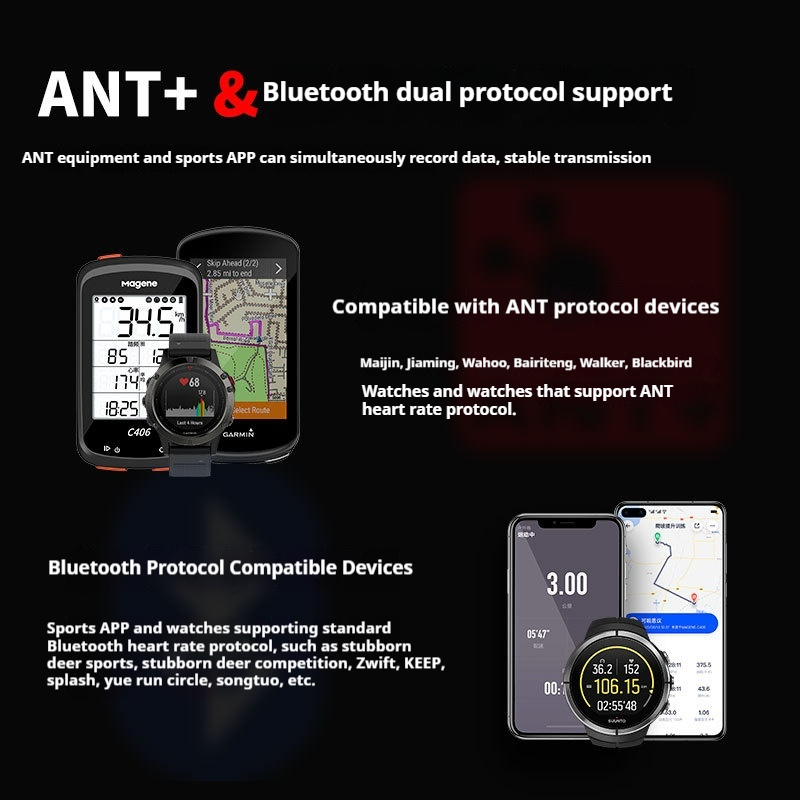 Moniteur de fréquence cardiaqu - Heart Rate Monitor Chest Strap Ant+ avis et prix