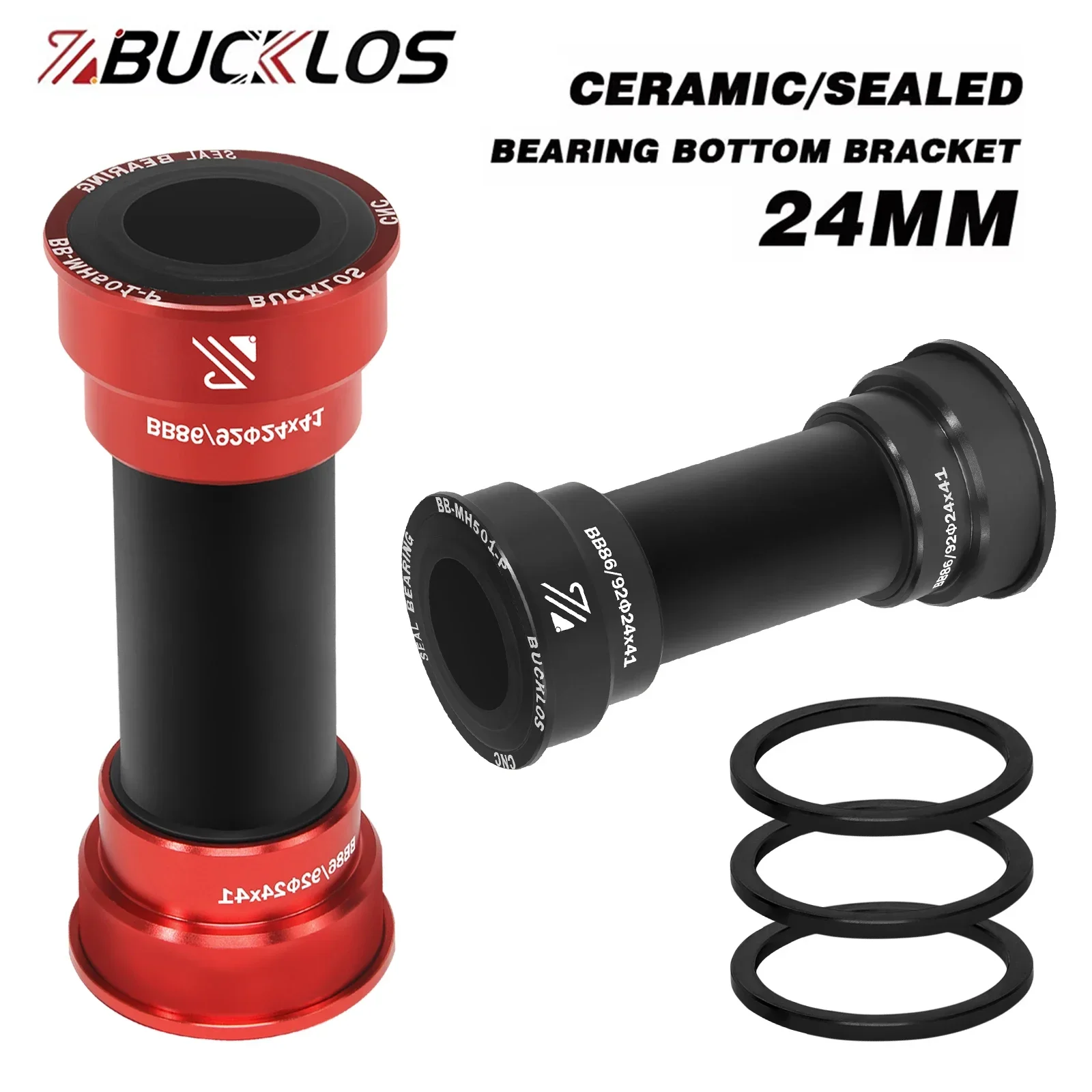 BUCKLOS BB86 92 support inféri - Ceramic Bearing Bottom Bracket Bb86 avis et prix
