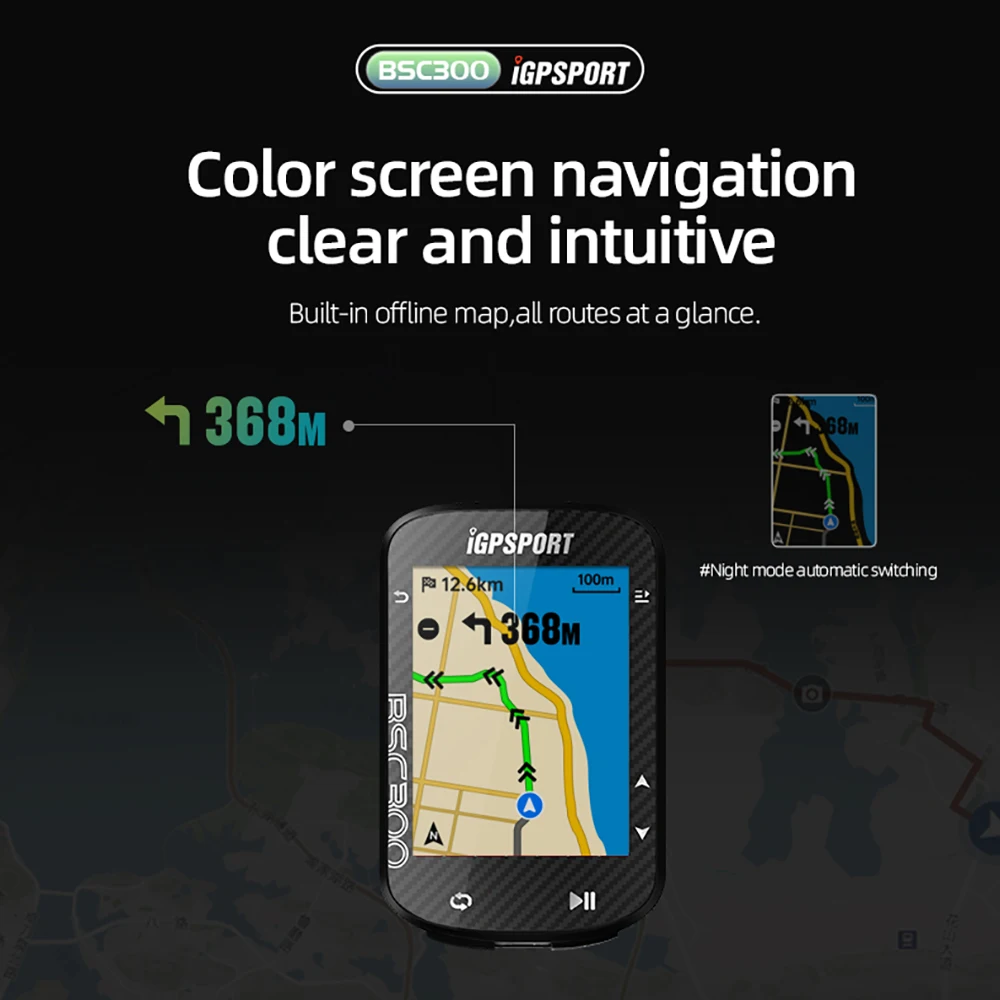 Ordinateur GPS pour vélo IGPSP - Bike Computer Gps Navigation Map avis et prix