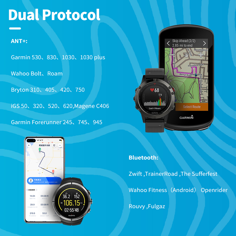 Capteur de vitesse et de caden - Cycling Cadence Sensor Bluetooth Ant avis et prix