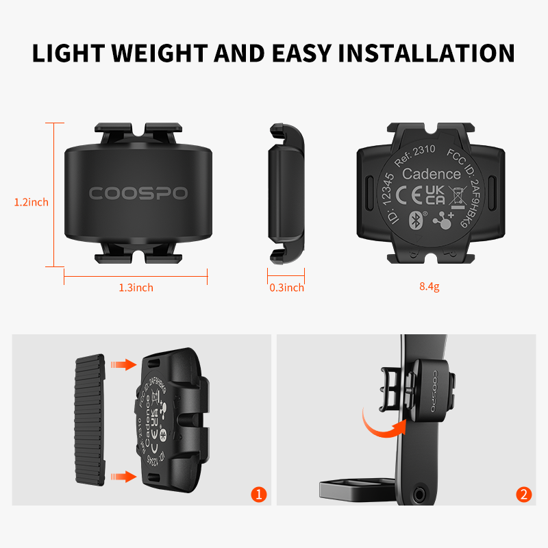 CooSpo-Capteur de vitesse de v - Cycling Cadence Sensor Bluetooth Ant avis et prix