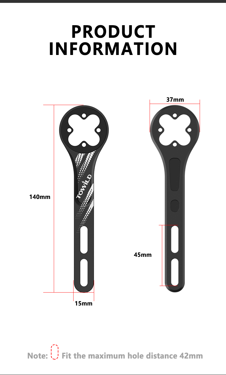 TOWILD-Support d'ordinateur de - Out Front Bike Computer Mount Garmin avis et prix