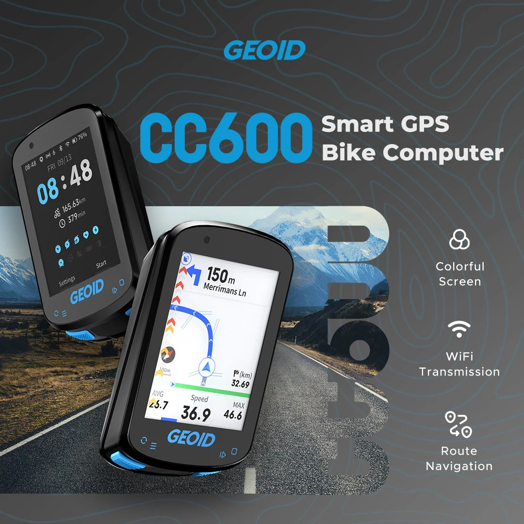 Geoid CC600 ordinateur de vélo - Bike Computer Gps Navigation Map avis et prix