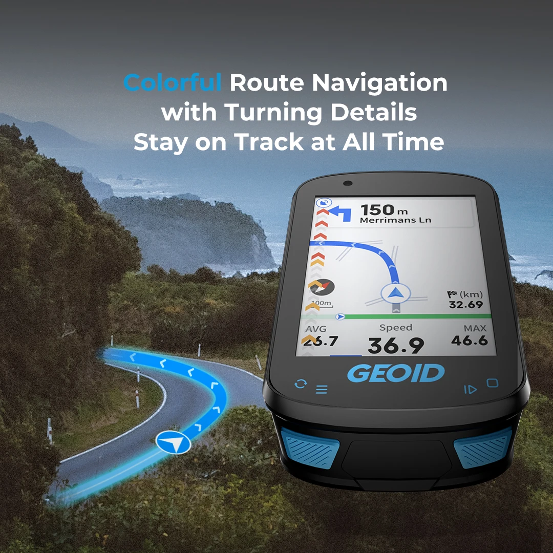 Geoid CC600 ordinateur de vélo - Bike Computer Gps Navigation Map avis et prix